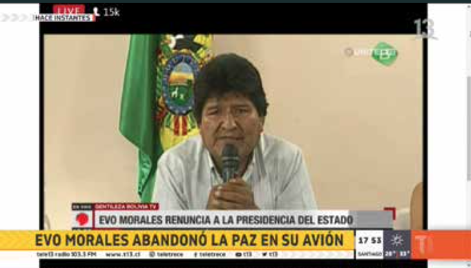Renuncia de Evo Morales