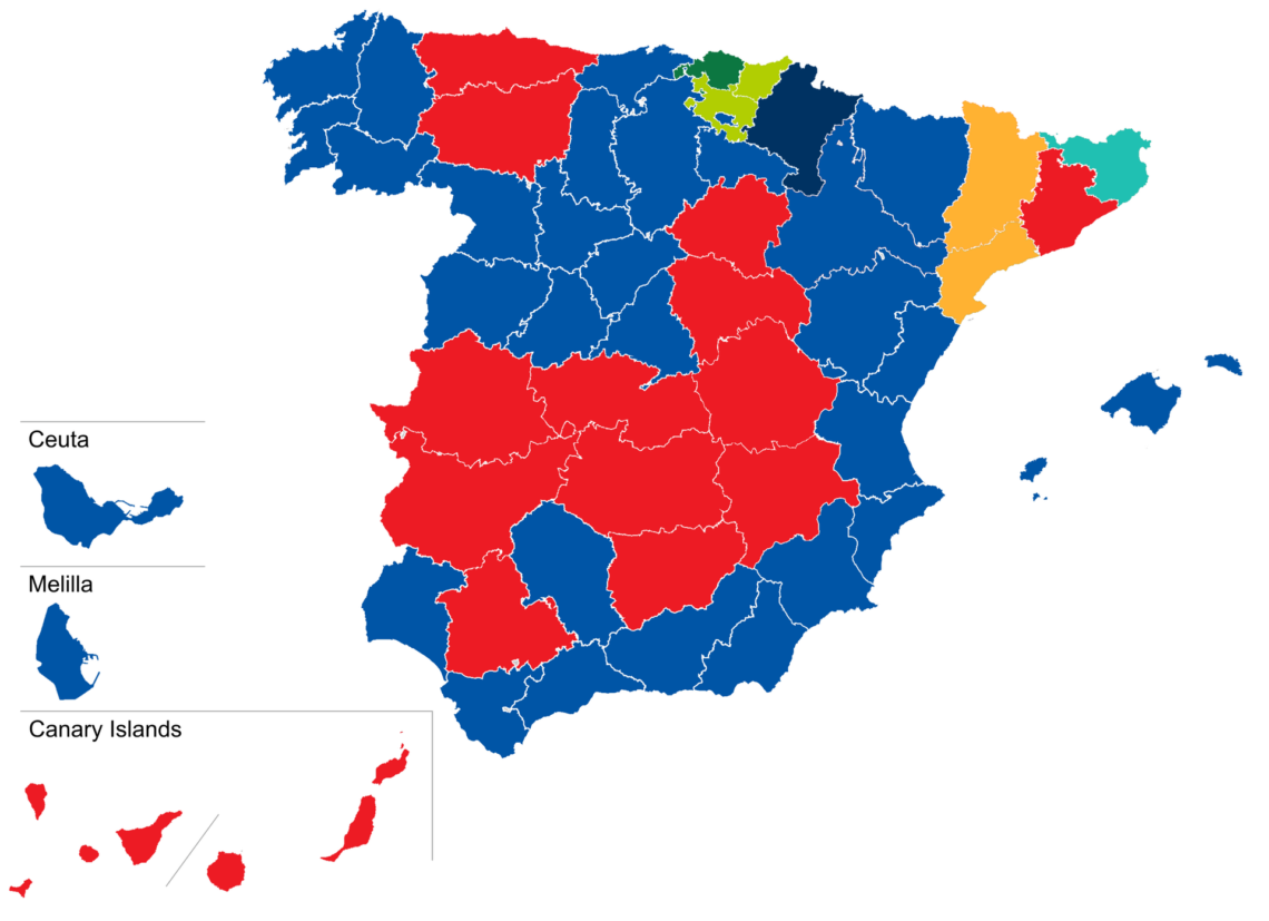 Elecciones Municipales por Provincia - España