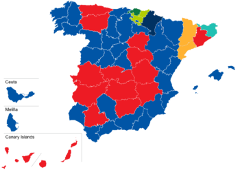 Elecciones Municipales por Provincia - España