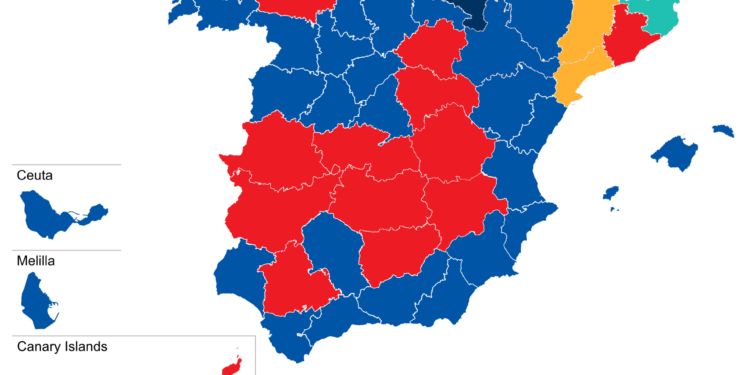 Elecciones Municipales por Provincia - España