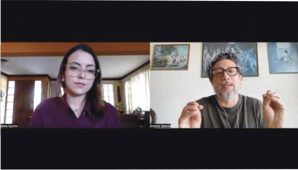 Renata Eguino entrevista a Antonio Saravia